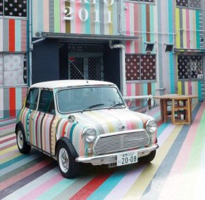 30 samples made with colored and patterned tapes
