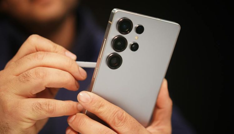 Samsung Galaxy S26 Ultra concept render with a sleek design and camera layout.